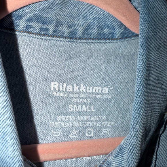Rilakkuma | 20th Anniversary USA Tour Jean Denim Jacket with Patches Small - Picture 5 of 5